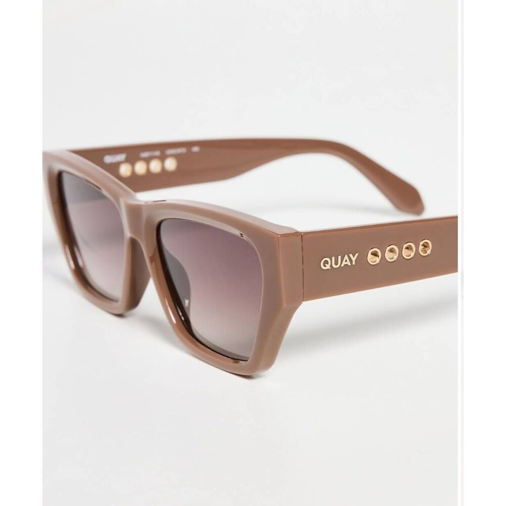 Quay Australia No Apologies Sunglasses- Doe/Brown